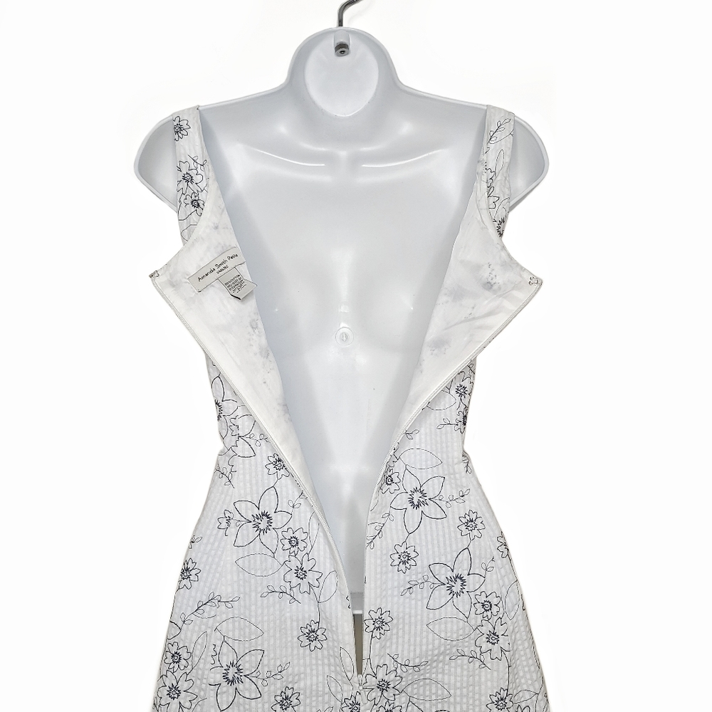 Amanda Smith Textured Floral Fit & Flare Dress - Picture 6 of 9